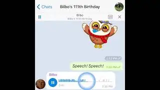 Slide forward and back on voice messages to skip ahead or repeat something you missed.
