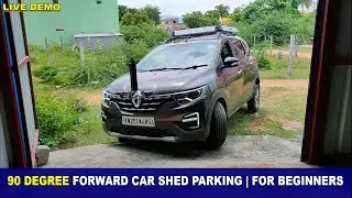 Learn 9️⃣0️⃣ Degree Forward Car Parking🚗 | For Beginners |  Use Half-Clutch + Brake | EP 30