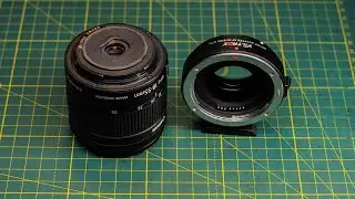 Переделываем 18-55 EF-S в EF плюс  VILTROX ef-m2 eos m speedbooster и получаем бюджетный  EF 16-35