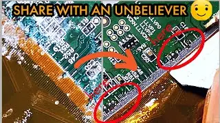 FIXING IS BELIEVING #ledtvpanelrepair #microsoldering #techtips