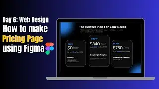 How to make Pricing page using figma|Day 6 web design