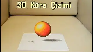 3D KÜRE ÇİZİMİ - ÜÇ BOYUTLU TOP NASIL ÇİZİLİR? - MEHMET TURHAN