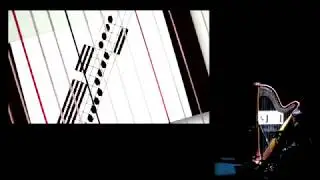 Johannes Kreidler - Piece for harp and video (Miriam Overlach, harp)
