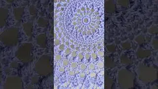Салфетка рельефная вязаная крючком