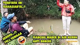 Mancing di air keruh, seru strike ikannya, bareng teman teman, pakai umpan joz di jamin mantab