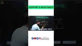 Support & Resistance #shorts #stockmarket #akashprasad03