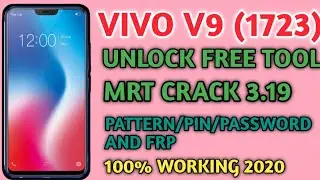 VIVO V9 Pattern/Pin Unlock Free Tool No Box No Dongle | MRT Free Tool 3.19 without dongle