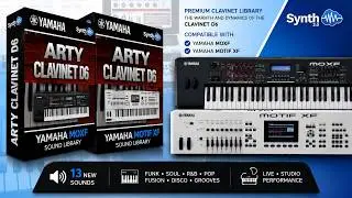 ARTY CLAVINET D (13 new sounds) | CLAVINET SOUND BANK | YAMAHA MOTIF XF \ MOXF