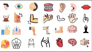 Body Parts In English  | Speak with a Doctor about your body parts | Improve your Vocabulary