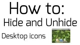How To Hide and Unhide Desktop icons (Mac)