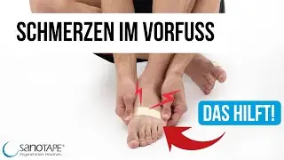 Schmerzen im Vorfuss - Schnelle und einfache Hilfe!