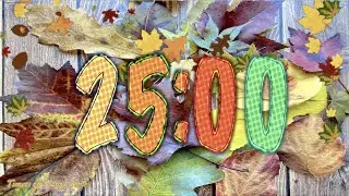 25 Minute FALL Timer // AUTUMN Countdown🍃🍁🍂