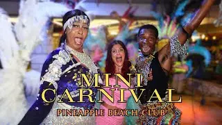 Mini Carnival Parade at Pineapple Beach Club | Antigua's Caribbean Festival