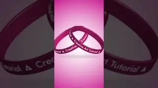 How to create 3d wristband in Adobe Illustrator Tutorial 