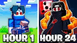 I Survived 24 Hours as ITACHI UCHIHA in Naruto