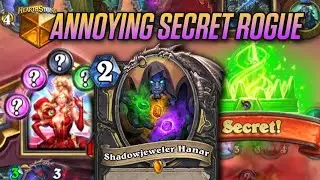 Annoy Your Opponents (and WIN at Top Legend) w/ This Secret Rogue! | Savjz Hearthstone