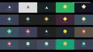 20 Free Amazing Shape Logo After effect template | Alpha Motion Graphics |  #logointro #intrologo