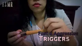 [ASMR] 💤 Fast and Aggressive Triggers | Soft Spoken