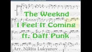 The Weeknd - I Feel It Coming ft. Daft Punk Guitar Fingerstyle TAB