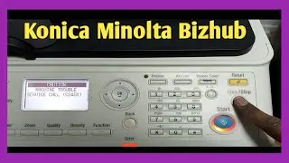 How to solve error code c3451 in Konica Minolta Bizhub 215 