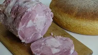 How to make homemade ham from pork shoulder.