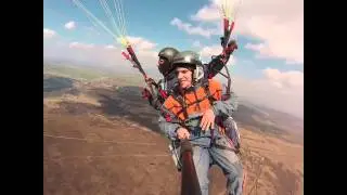 Полеты на параплане, весна 2015. Tandem flight, spring 2015