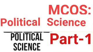 Political Science MCqs Part 1