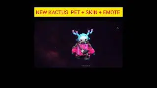 New Kactus Pet + Skin + Emote Free Fire #shorts #viral #viralshorts