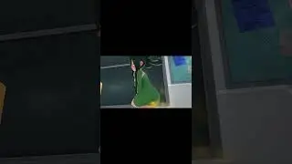 Tsuyu releasing a long fart