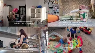 Daily vlog Rutina de dimineata Adam 4 ani, Matei 8 luni