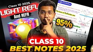 Light : Reflection and Refraction Class 10 Notes Pdf Chapter 10 Science Notes | Shobhit Nirwan | Mkr