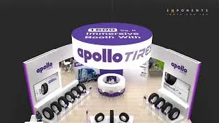 Apollo Tires’ 40x50 Booth at TMC 2023 - Exponents Insta USA Inc.