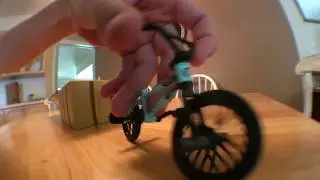 Finger Biking On The Kitchen Table!!! FISHEYE LENS