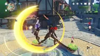 Ragbros being uncivil in Mondstadt