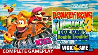 🎮 Donkey Kong Country 3 (SNES) 103% Complete Gameplay
