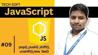 Javascript Array pop set push shift unshift remove duplicate value ||  pop push shift unshift, Set()