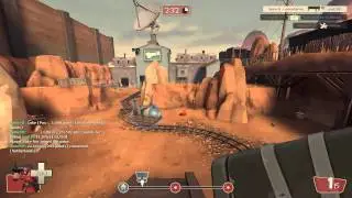 TF2 Soldier Live Gameplay Gold Rush Payload