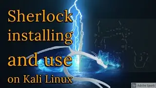 How to install and use Sherlock on Kali linux