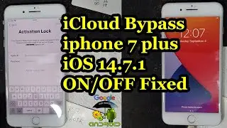How to iCloud Bypass | iphone 7 plus  | iOS 14.7.1 Bypass 2021 | ON/OFF Fixed