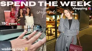 spend the week with me - wedding ring shopping, primark, events & more 💞 vlog