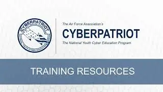 CyberPatriot Competition: New Coach Workshop (2021)