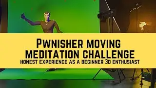 Pwnisher moving meditation challenge | honest experience as a beginner 3d enthusiast
