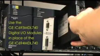 How to replace a GE IC694MDL740 with a GE IC693MDL740