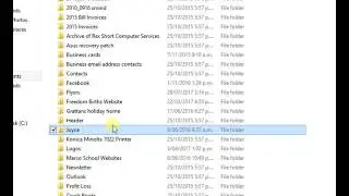 How to select multiple folders all at once