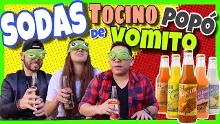 Probando Sodas (Refrescos, Gaseosa) Con sabores locos y Extraños | Ft. City Friends