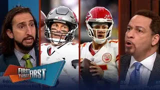 Will Patrick Mahomes surpass Tom Brady as the GOAT?  | NFL | FIRST THINGS FIRST