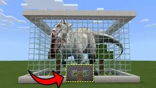 MCPE: How To Live Inside an Indominus Rex Farm
