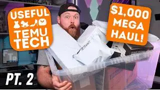 Actually Useful Temu Tech Ep. 10 – $1,000 in Temu Finds You’ll Actually Use!