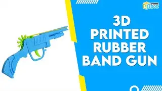 3d Printed Rubber Band Gun | Sparkle Box | 3D Print | Gun Assembly Tutorial