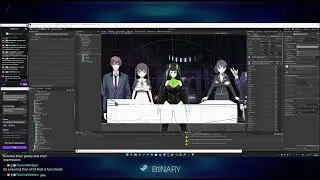 Silent Stream  B1NARY Work: Live 2D In Unity / Testing